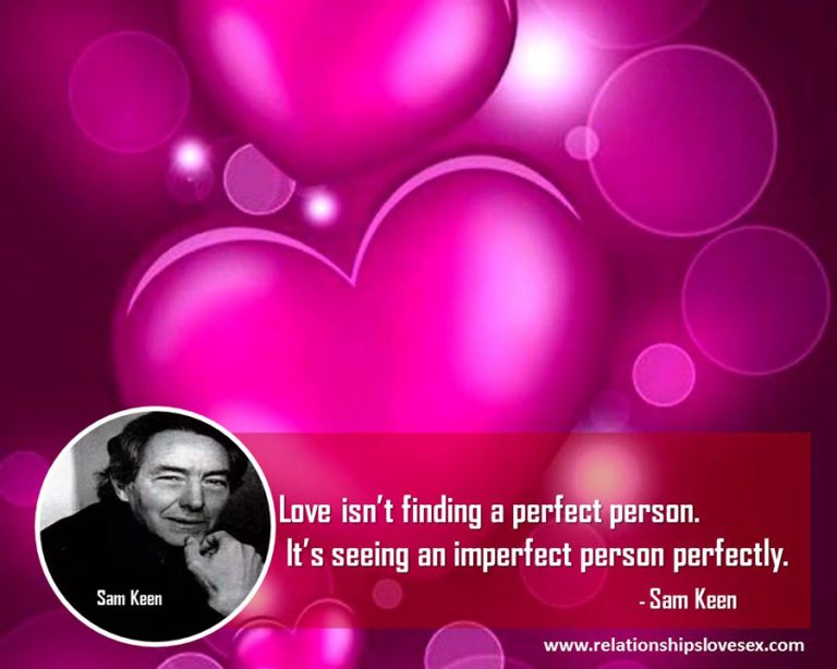 Love as defined by Sam Keen
