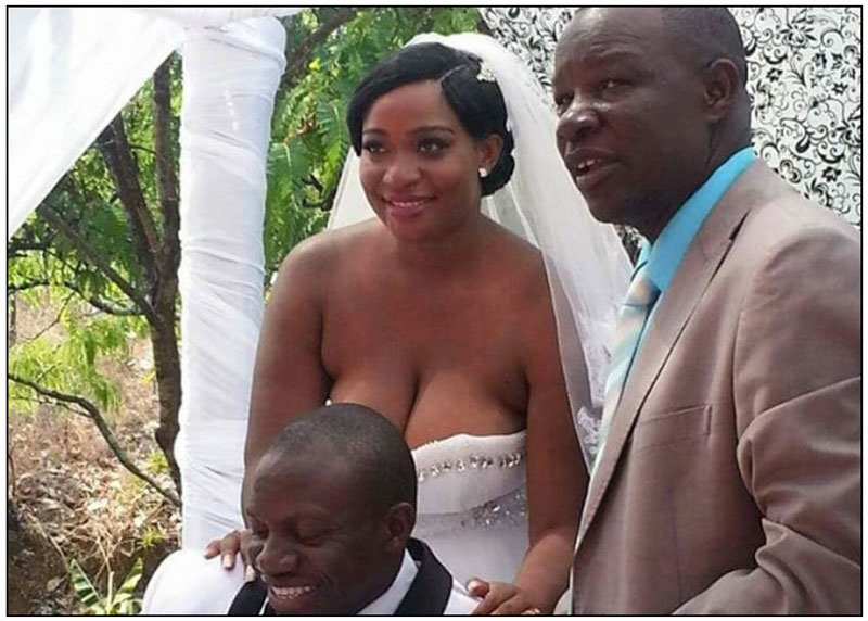 picture of a wedding couple showing the bride's breasts fully exposed | 6 Important Things Women Must Know About Indecent Dressing